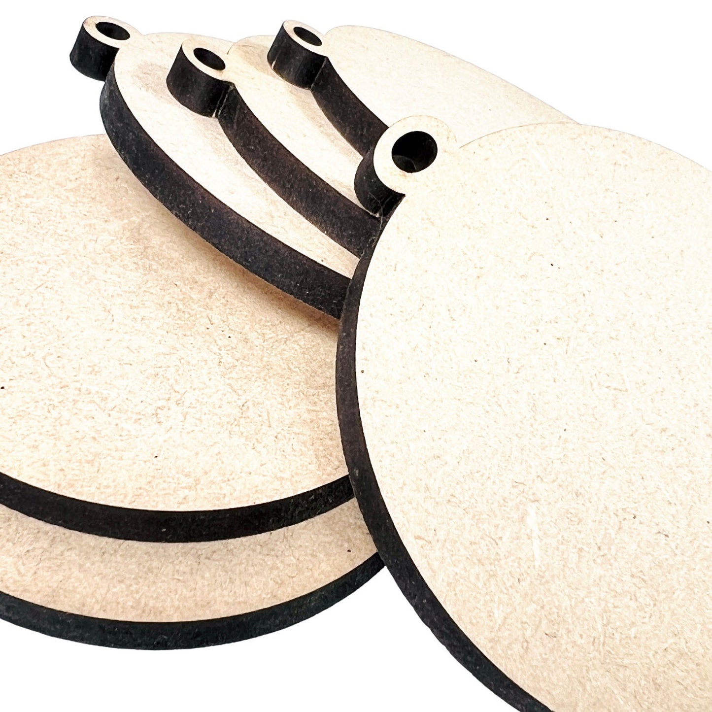 Set of 10 Wood Ornaments | Blank Wood Ornaments | Christmas Crafts |