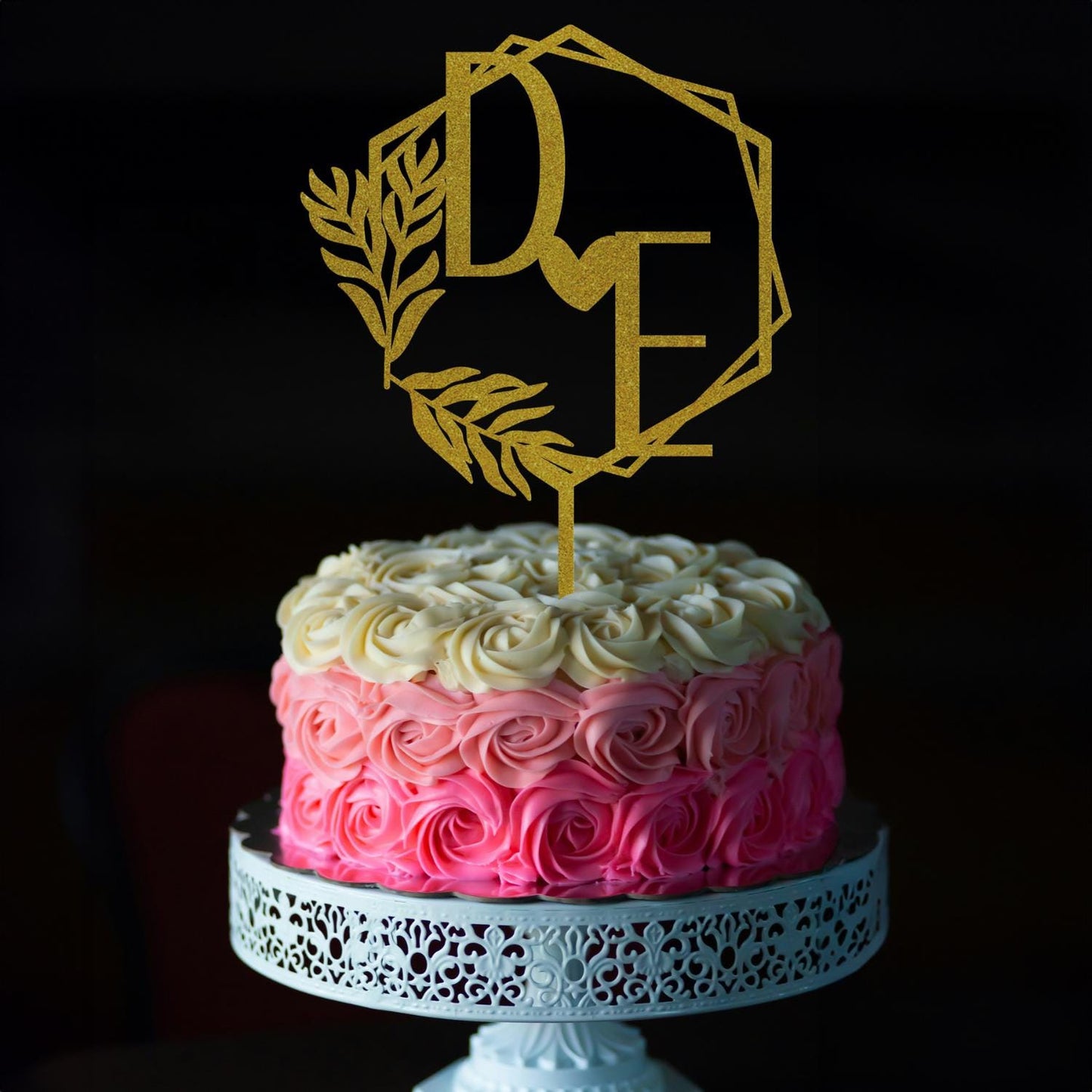 Wedding Personalized Cake Topper | Custom Name Cake Decor | Rustic Wedding Cake Decor | Anniversary Cake Topper | Personalized Wedding Decor