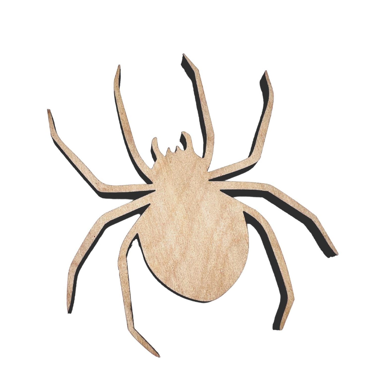 Small Wood Spider Craft | Spider Decor | Halloween Spiders | Black Widow Halloween Decor
