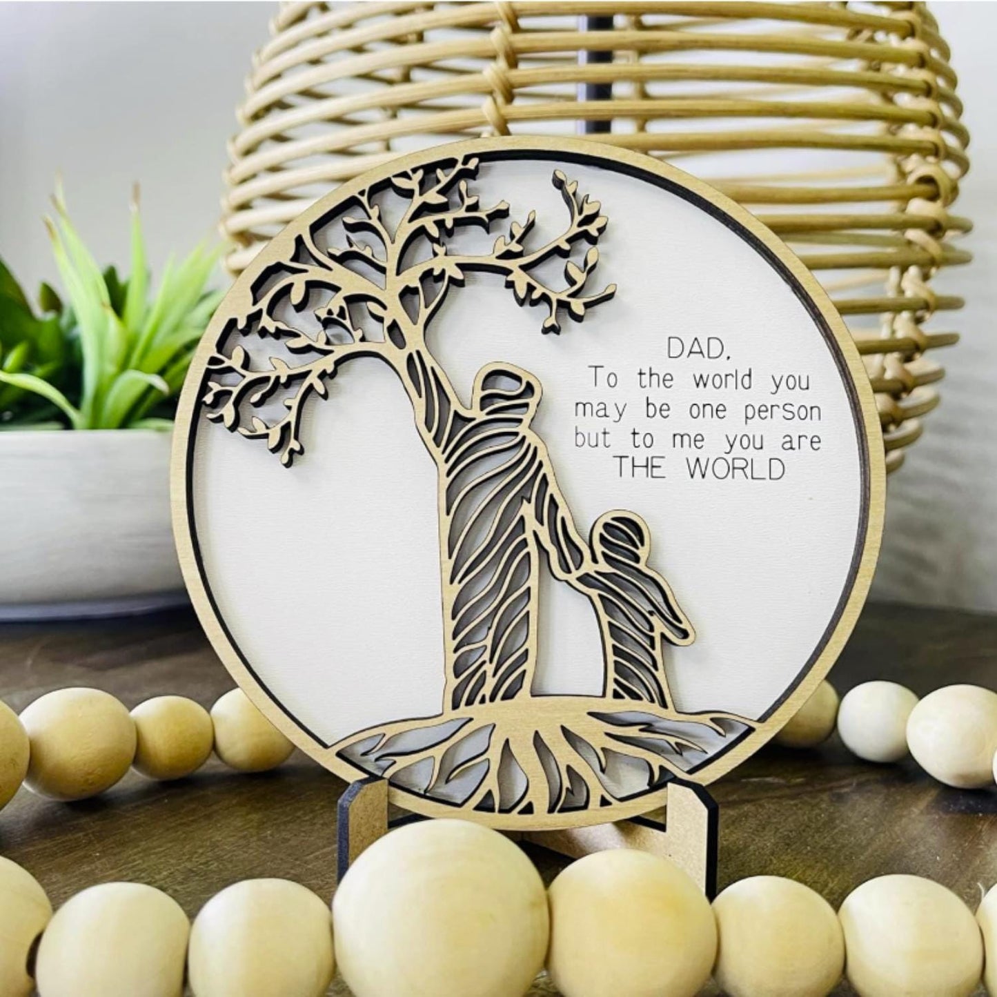 Father's Day Puzzle Piece Plaque | Father's Day Gift | Personalize Father's Day Gift | Dad Birthday Gift | Gifts for Grandpa | Grandpa Sign