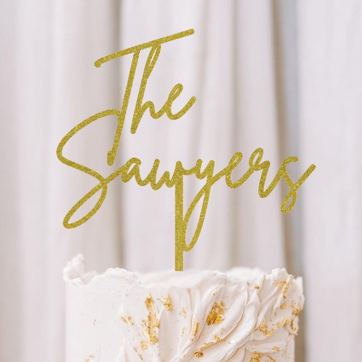 Wedding Personalized Cake Topper | Last Name Cake Topper | Rustic Wedding Cake Decor | Anniversary Cake Topper | Personalized Wedding Decor