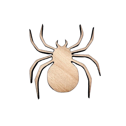 Large Spider Wood Cutout | Halloween Black Widow Spider | Halloween Spider Decor