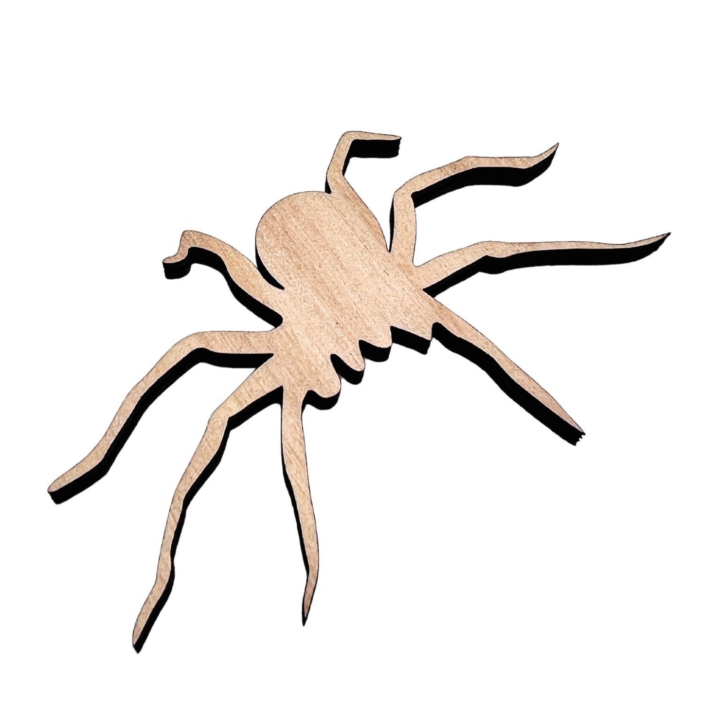 Small Wood Spider Craft | Spider Decor | Halloween Spiders | Black Widow Halloween Decor