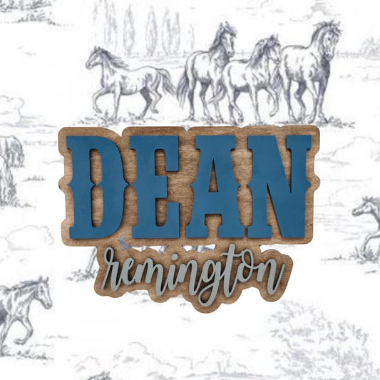 Western Boy Name Nursery | Boy Room Decor | Wood Name Signs for Boys