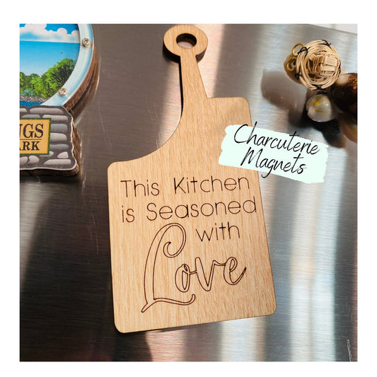 Charcuterie Board Magnets | Refrigerator Magnets | Cutting Board Magnets | Blank Cutting Boards | Charcuterie Tags | Kitchen Decor