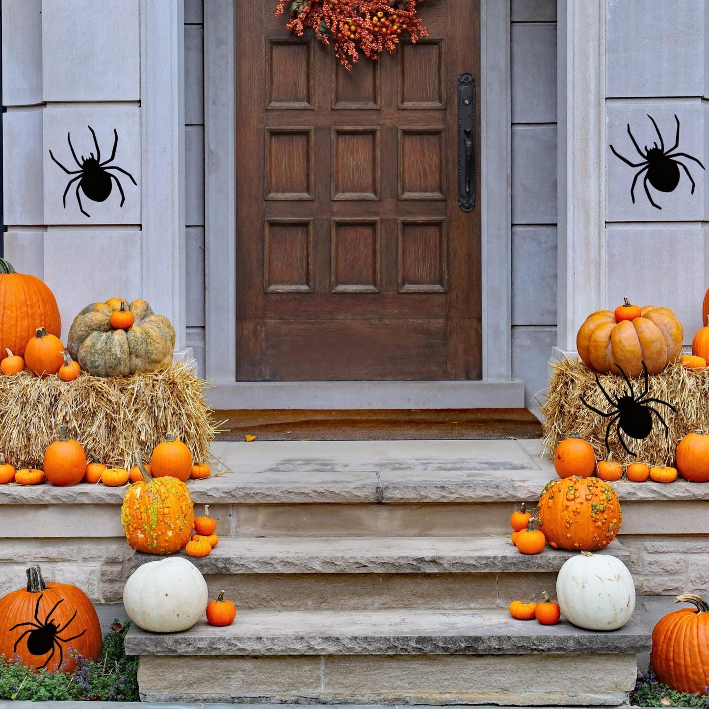 Large Spider Wood Cutout | Halloween Black Widow Spider | Halloween Spider Decor