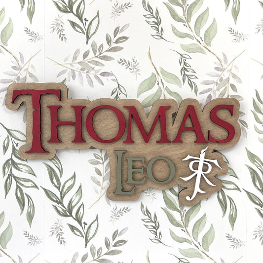 Custom Wood Name Sign, Nursery Wall Name Decor, Kids Bedroom Sign, Wooden Letters, 3D Baby Shower Name Gift