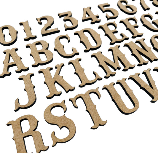 Railroad Western Wooden Letters