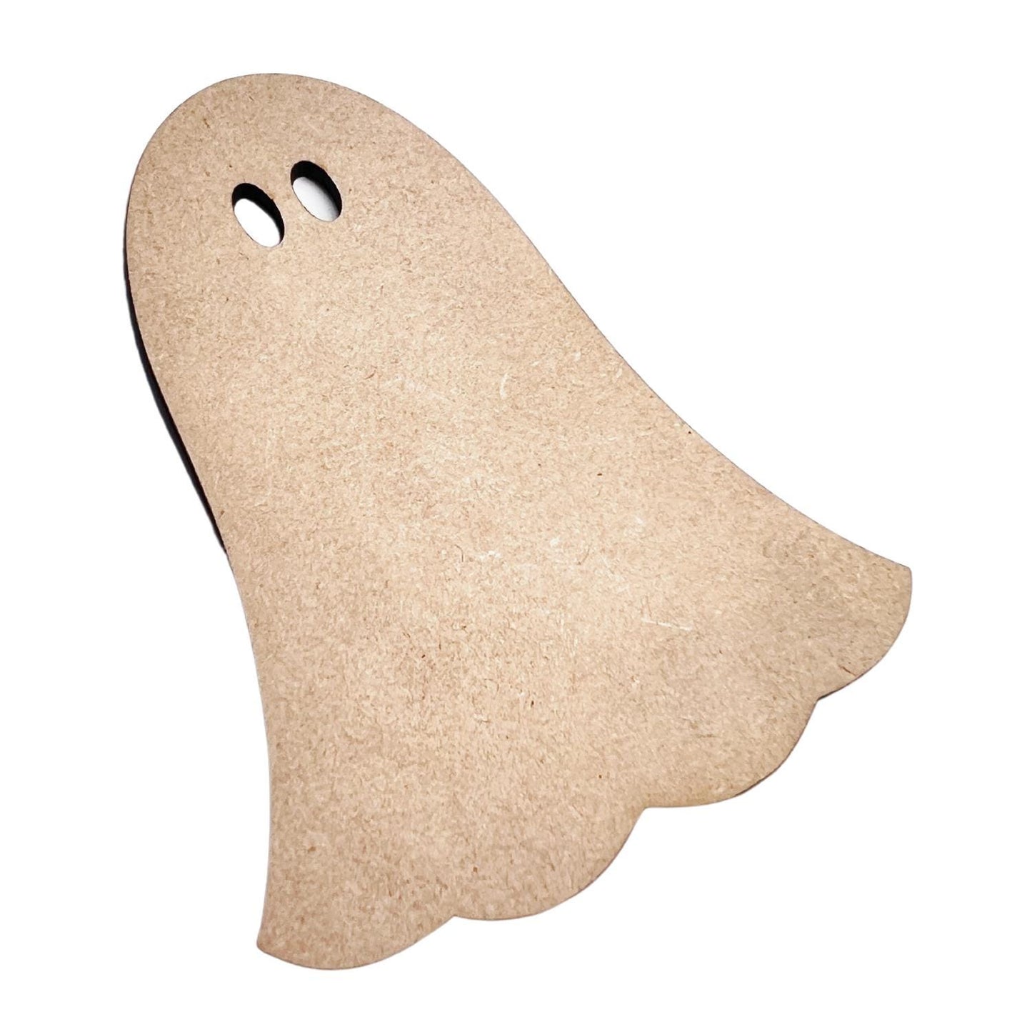 Large Wooden Ghost with Hollow Eye| Halloween Ghost Craft Shape