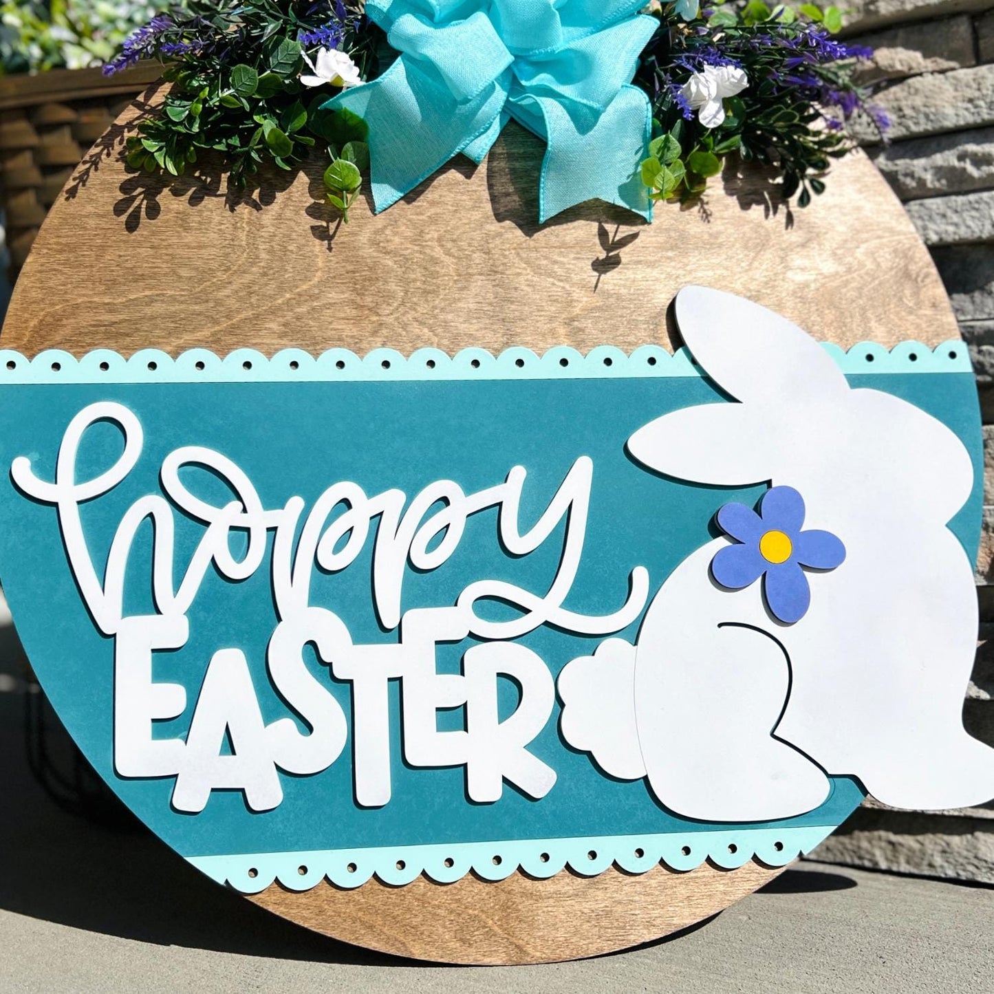 Hoppy Easter Door Sign