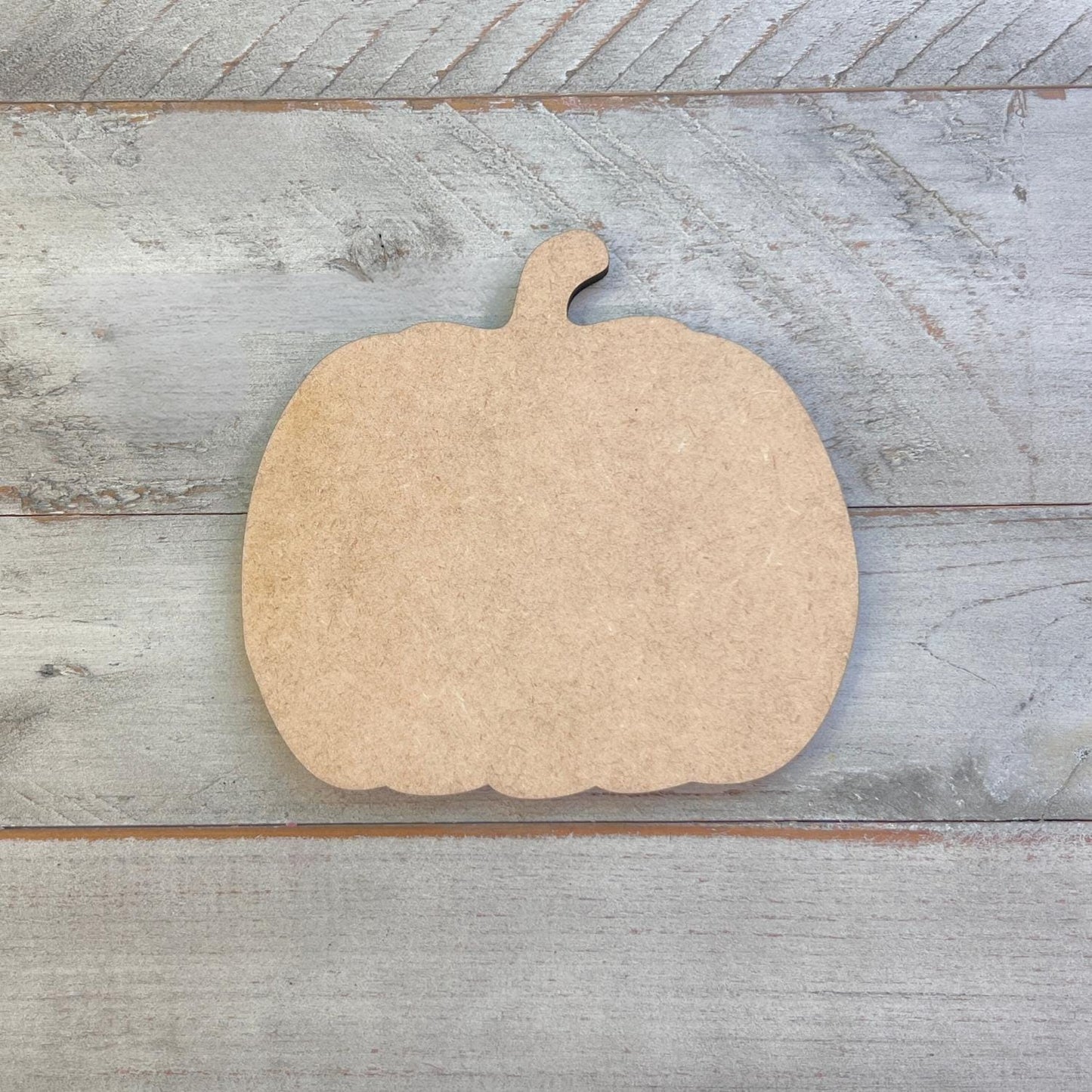 Fat Round Pumpkin Fall Wood Craft- Paint by line