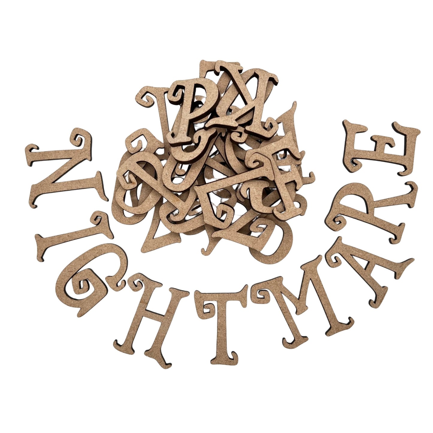 Witches Crow Wooden Letters