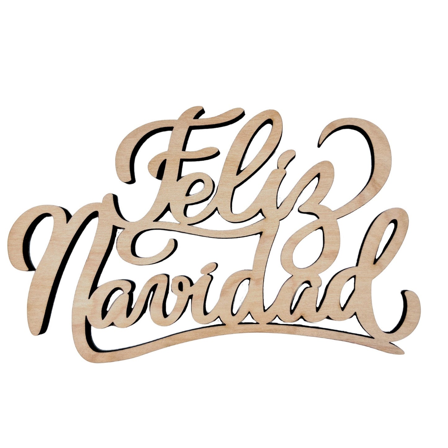 Large Feliz Navidad Wood Word Cutout | Merry Christmas wood letter | Christmas wreath | Christmas Door hanger | Christmas Crafts |