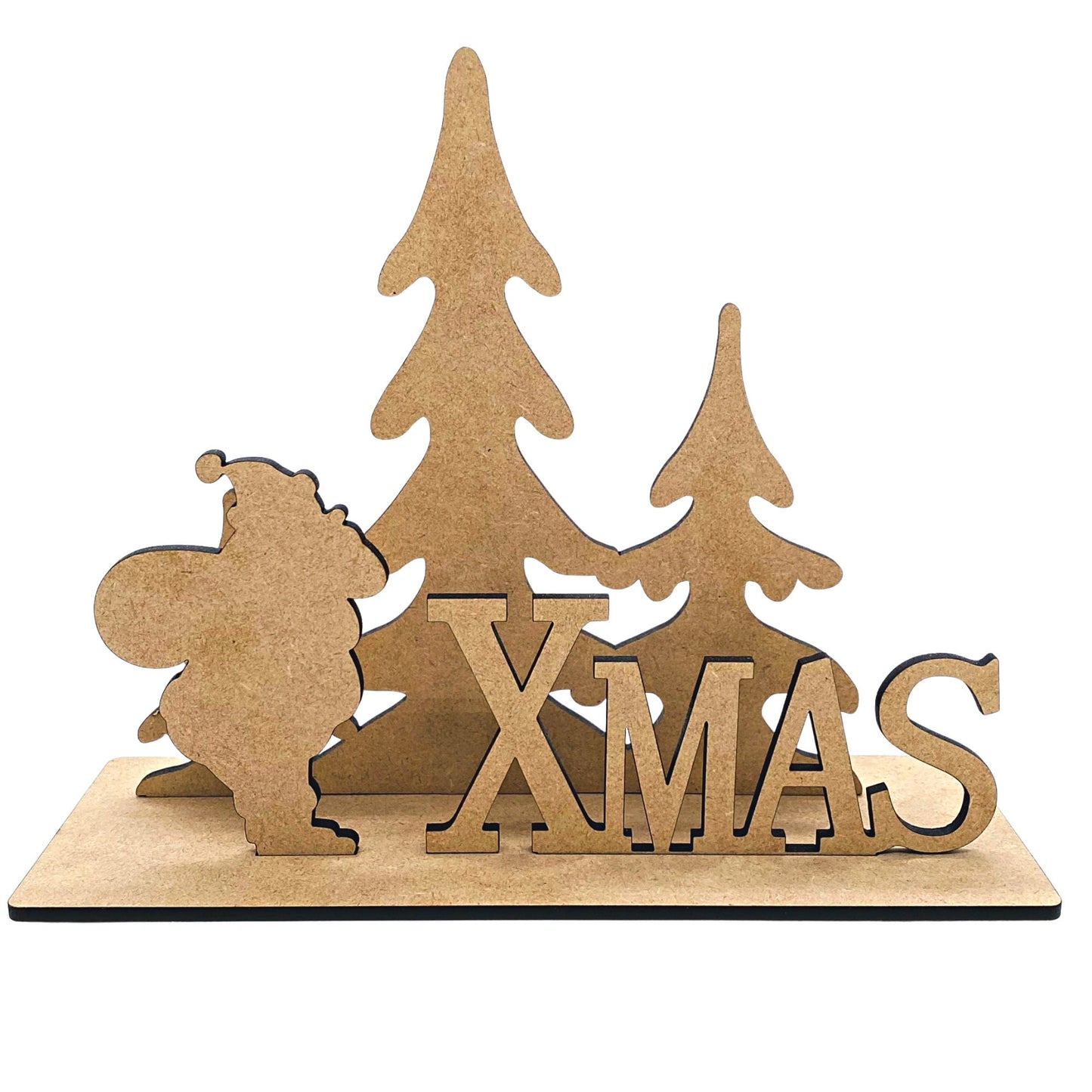 Christmas Santa Mantel Decor | Wooden Mantel Decorations| Santa Tree Decor | Fireplace Decor | Christmas Tree Decorations