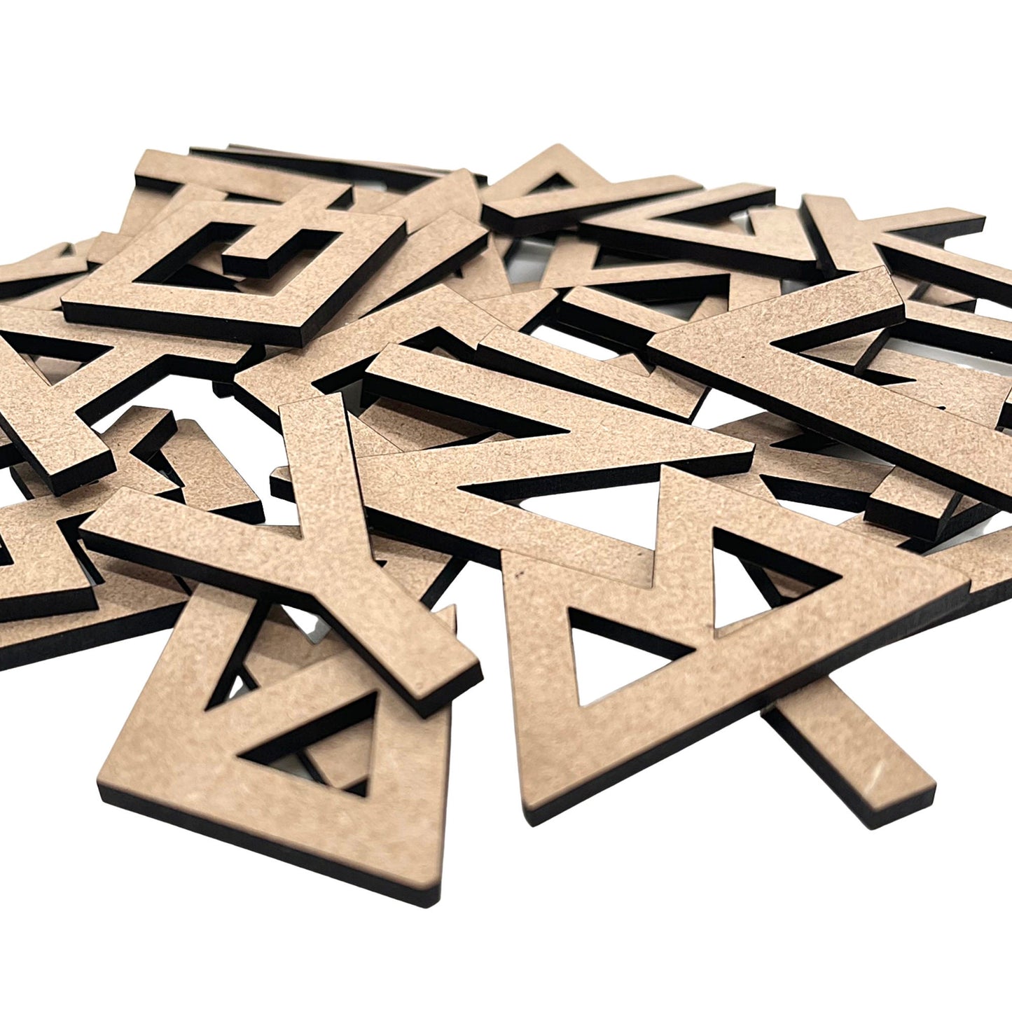 Paleo Greek Wooden Letters