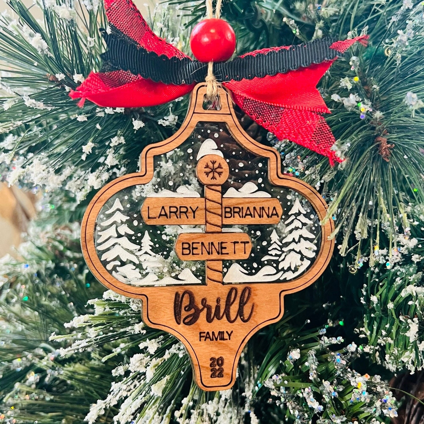 Family Christmas Ornament | Personalized Family Ornaments| North Pole | Gifting Ornaments | Family Christmas Gifts