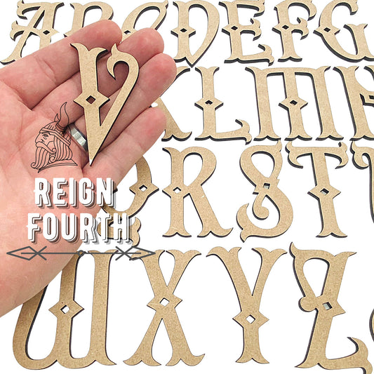 Reign Fourth Wooden Letters