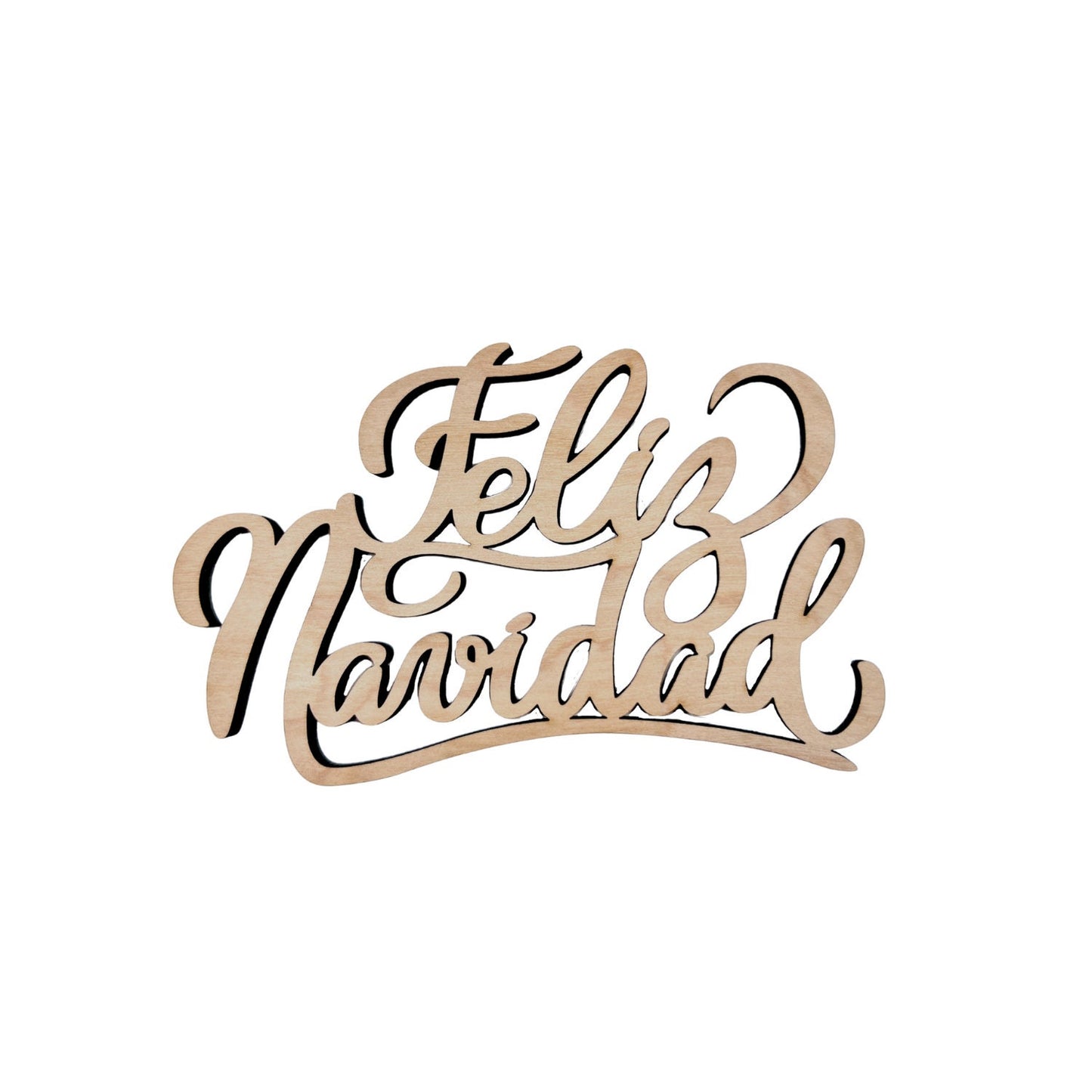 Large Feliz Navidad Wood Word Cutout | Merry Christmas wood letter | Christmas wreath | Christmas Door hanger | Christmas Crafts |