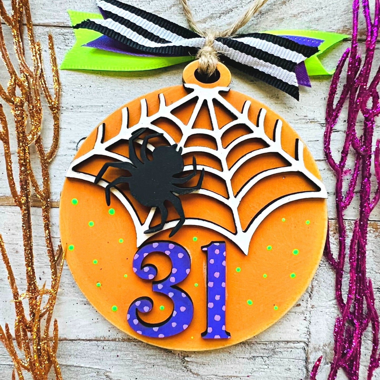 Hand Painted Halloween Ornaments | Halloween Decor | Halloween Christmas Tree | Halloween Charms