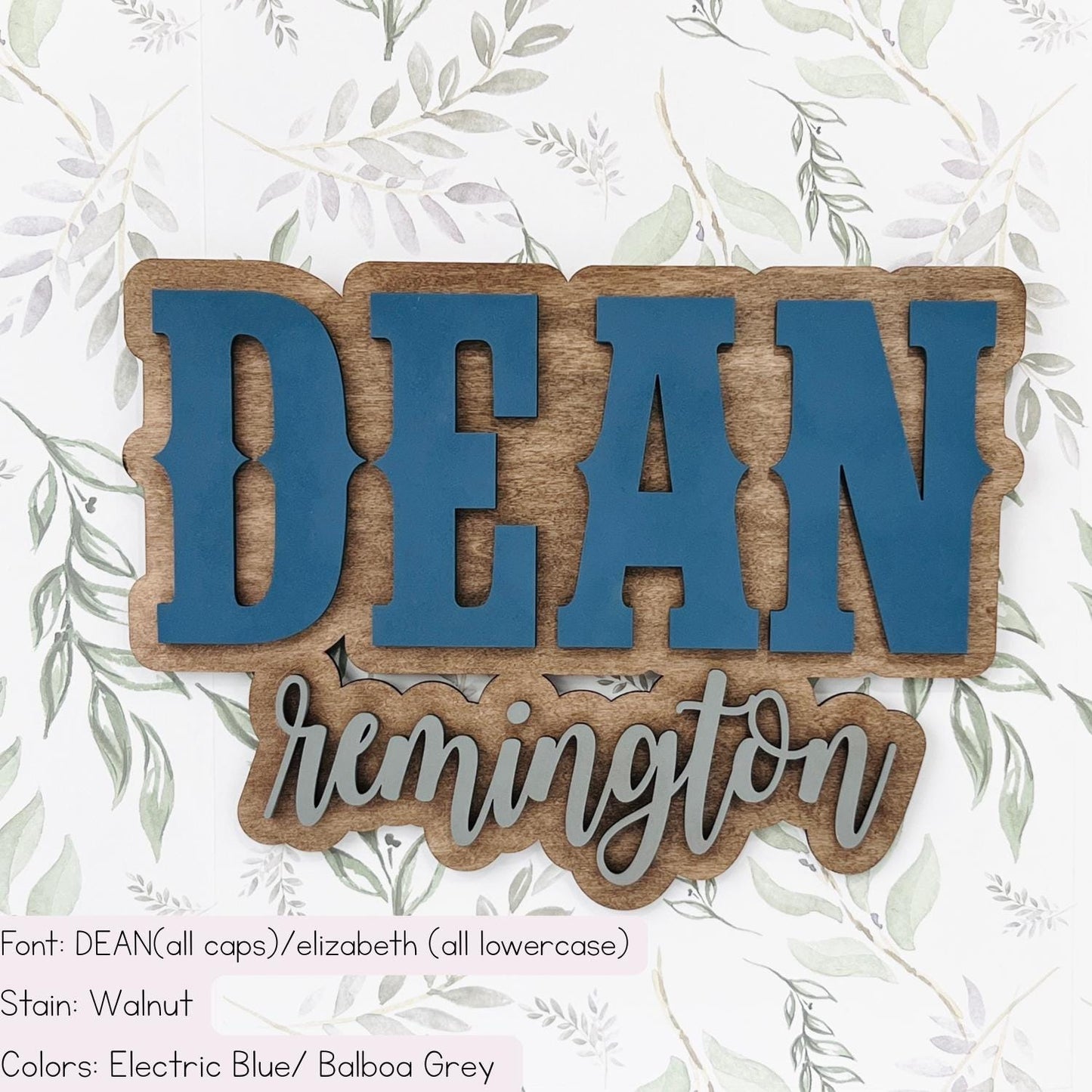 Western Boy Name Nursery | Boy Room Decor | Wood Name Signs for Boys