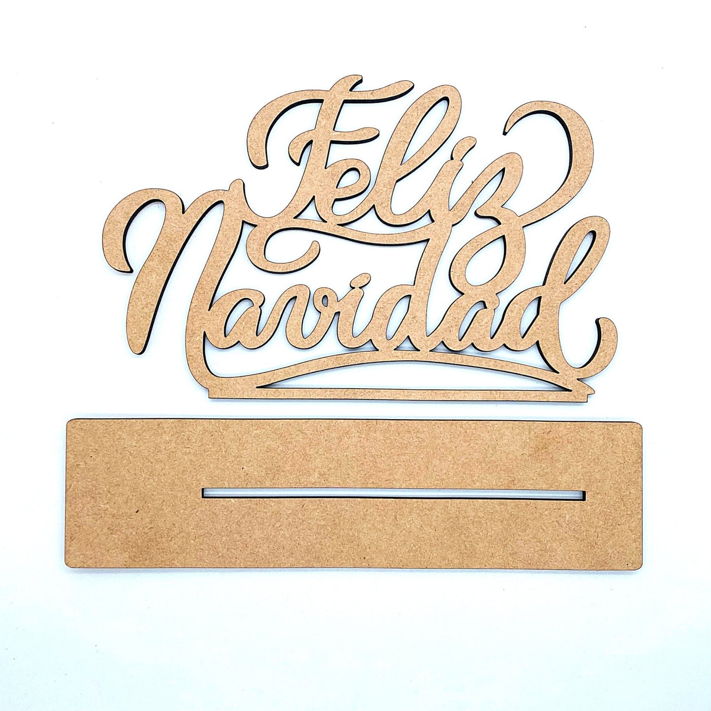 Feliz Navidad Mantel Decor | Wooden Mantel Decorations| Spanish Christmas Decor | Fireplace Decor | Christmas Tree Decorations