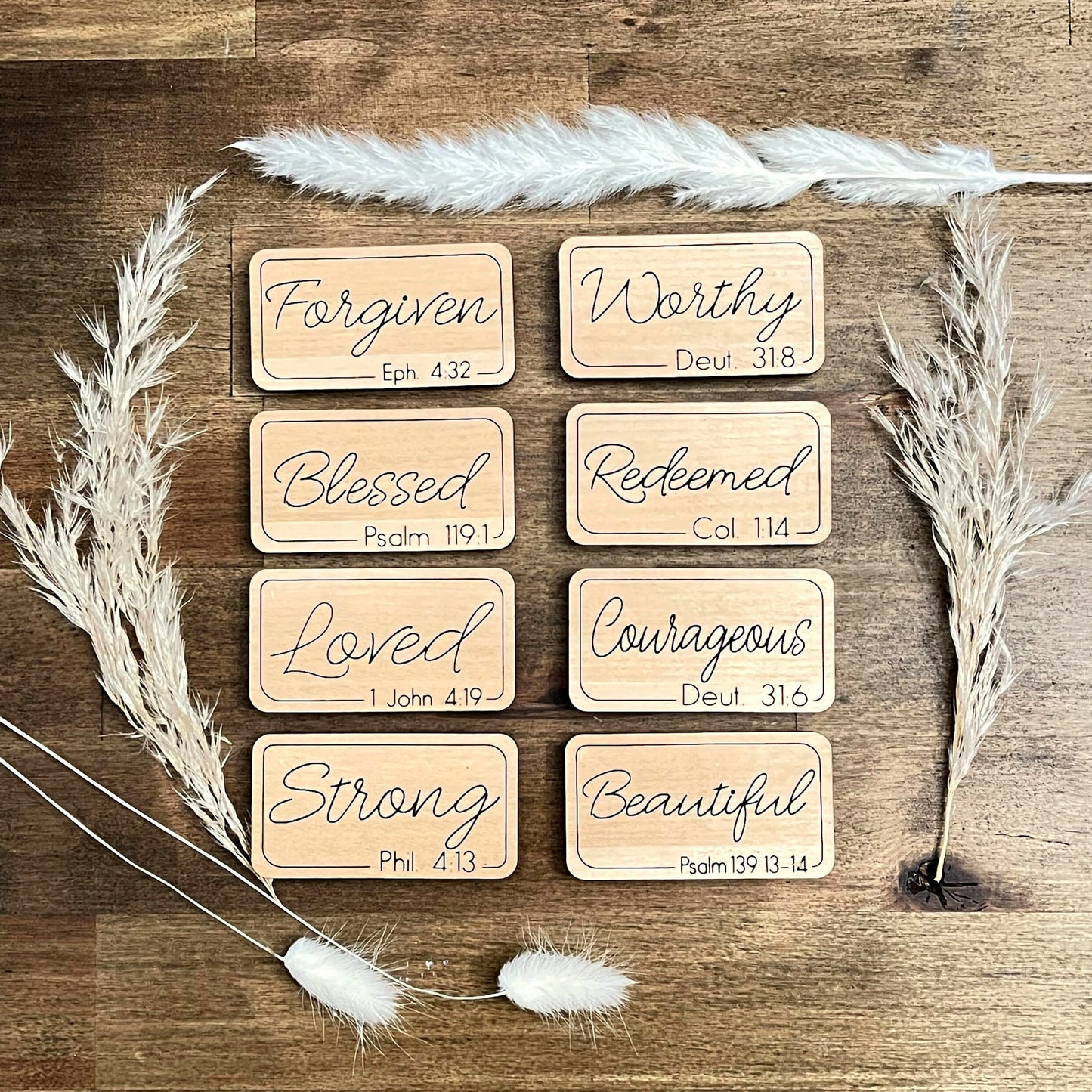 Bible verse magnets/ Christian Magnets/ Refrigerator Magnets/ Gift Ideas