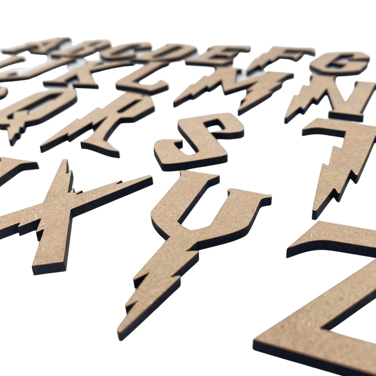 Lightning Wooden Letters