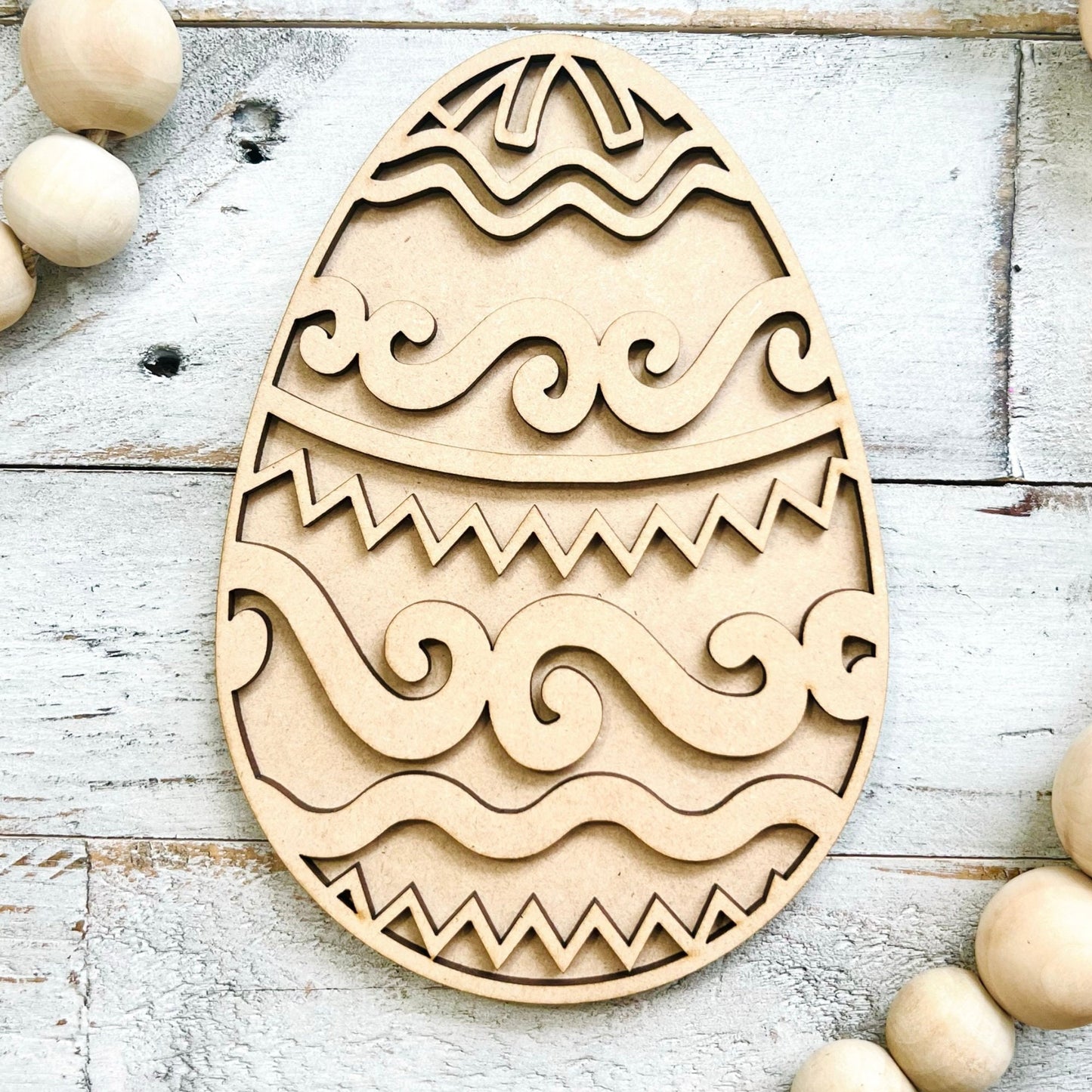 Easter Egg | 2 Layer Easter Egg Decor | Layered Wood Art | Easter Egg Decor | Easter Decor