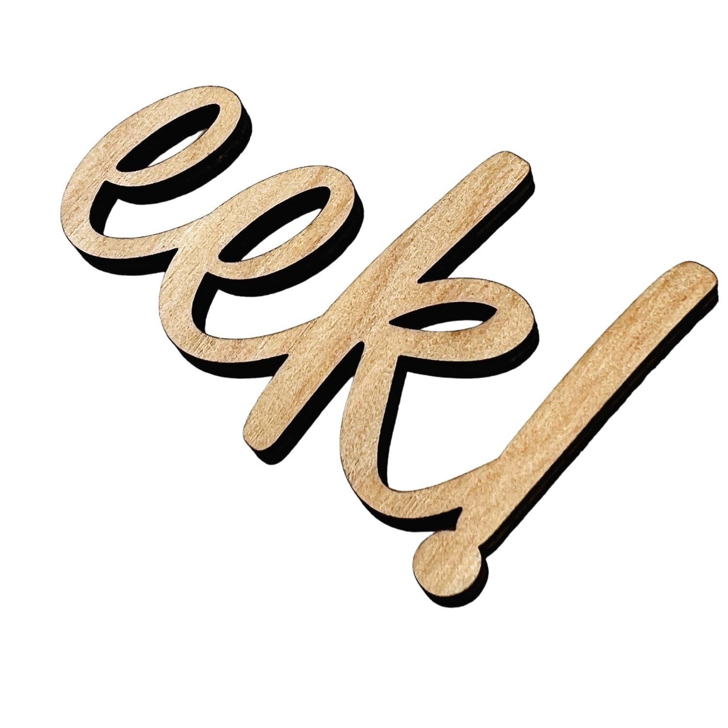 Large Wooden EEK! Word | Eek Word Cutout | Wood Craft Letters | Halloween Crafts | Halloween Words and Letters
