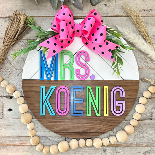 Teacher Door Hanger | Classroom Supplies | School Supplies | Teacher Appreciation | Teacher Gifts