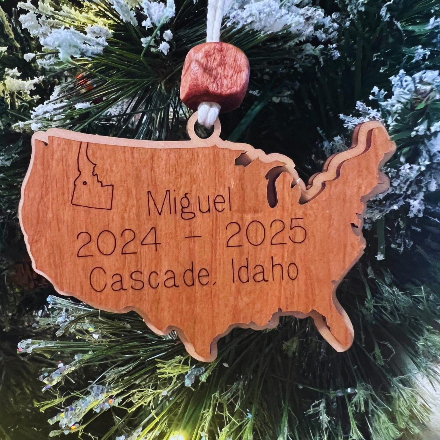 Foreign Exchange Student Christmas Ornament