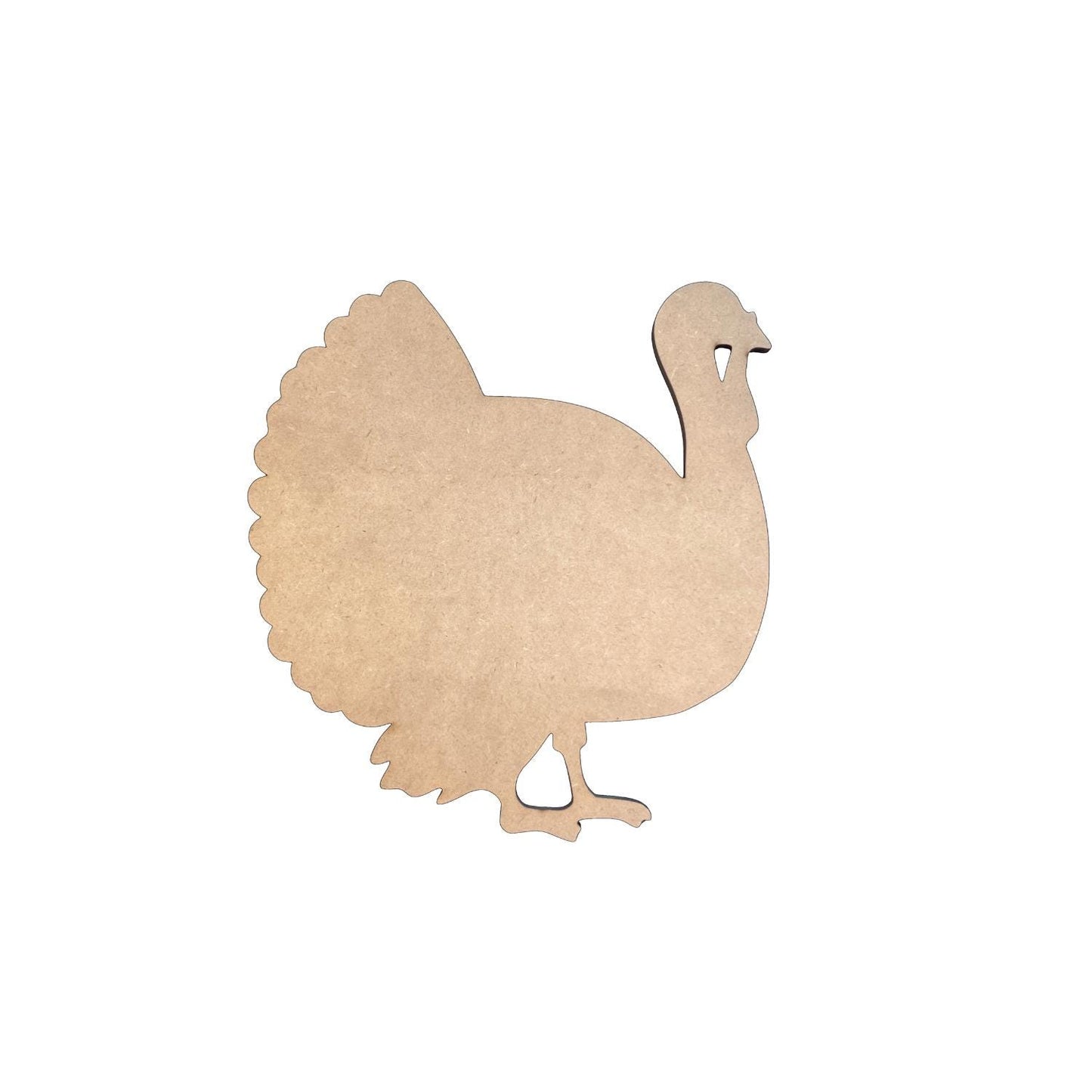 Wood Turkey Craft Shape | Thanksgiving Turkey Wood Cutout