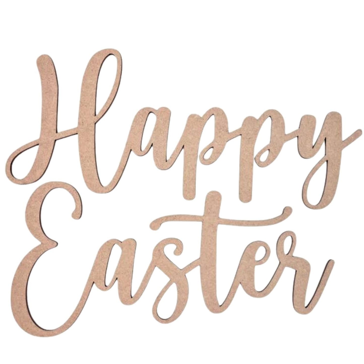 Large Happy Easter Wood Word | Connected Wood Words | Easter Crafts | Easter Decor | Christian Crafts | Easter Door Hanger | Easter Sign