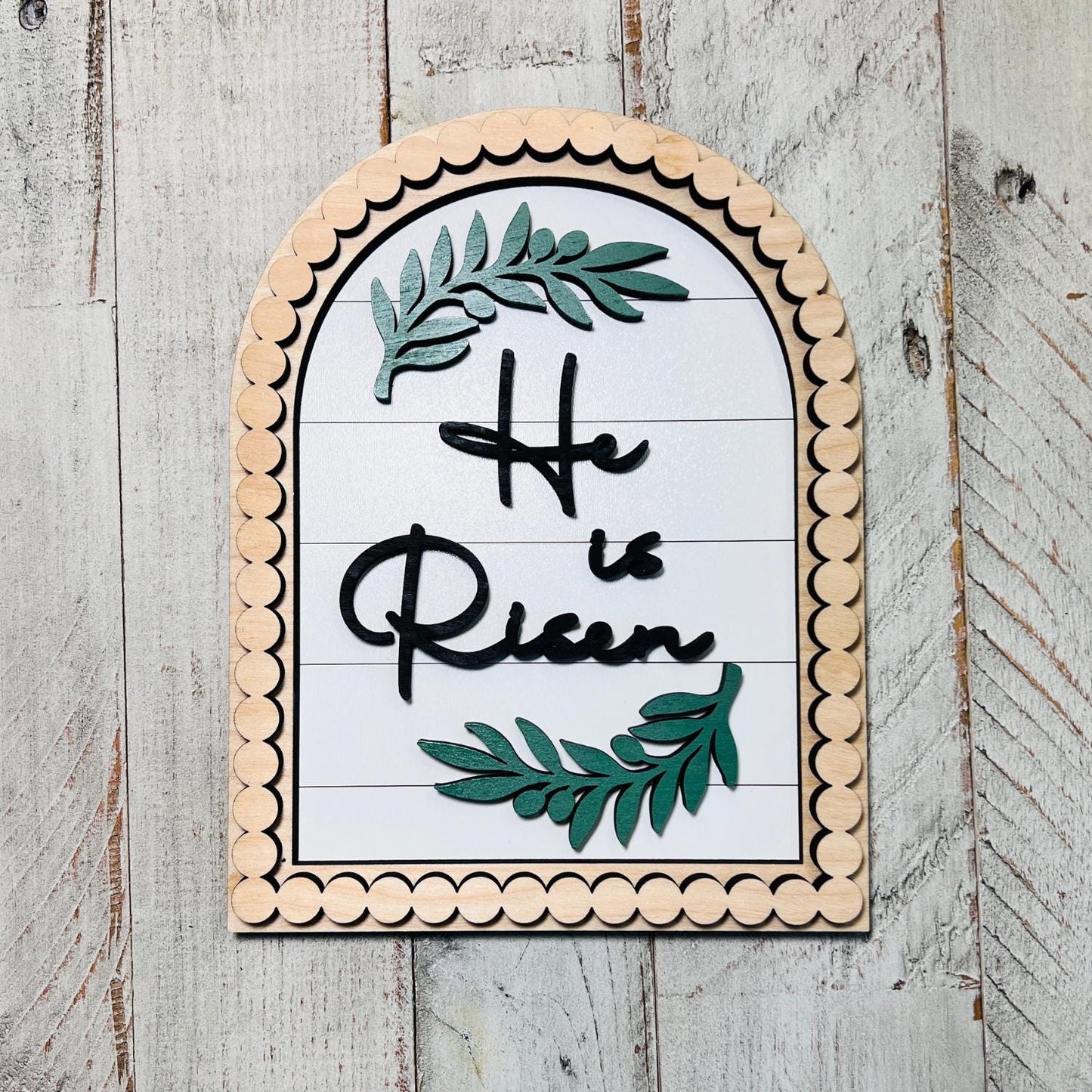 Christ Sign Set | Laser Cut Birch Set | Resurrection Decor | Spiritual Gifts | Gifts for Her | Church Wall Decor | All 3 Signs Included