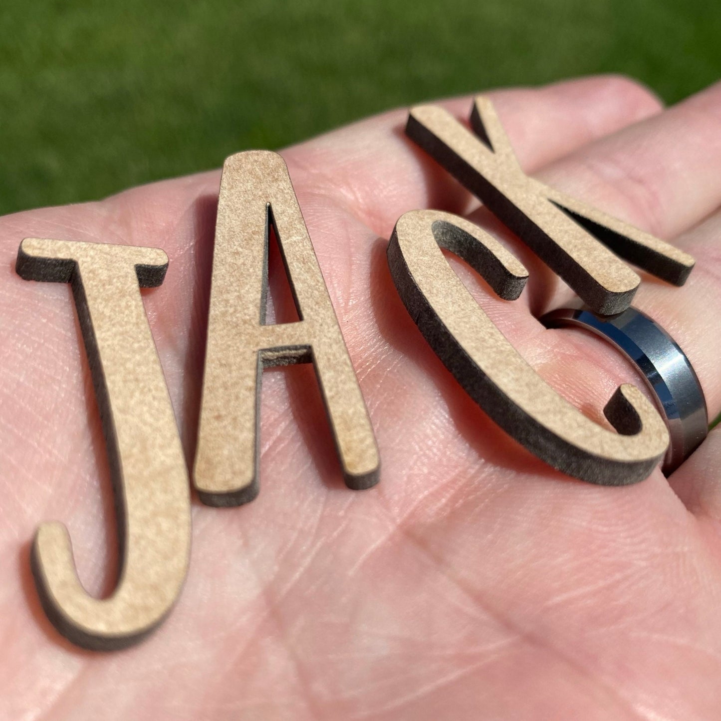 Love Me Wooden Letters