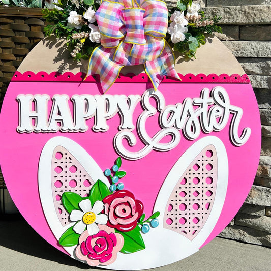 Happy Easter Layered Door Sign