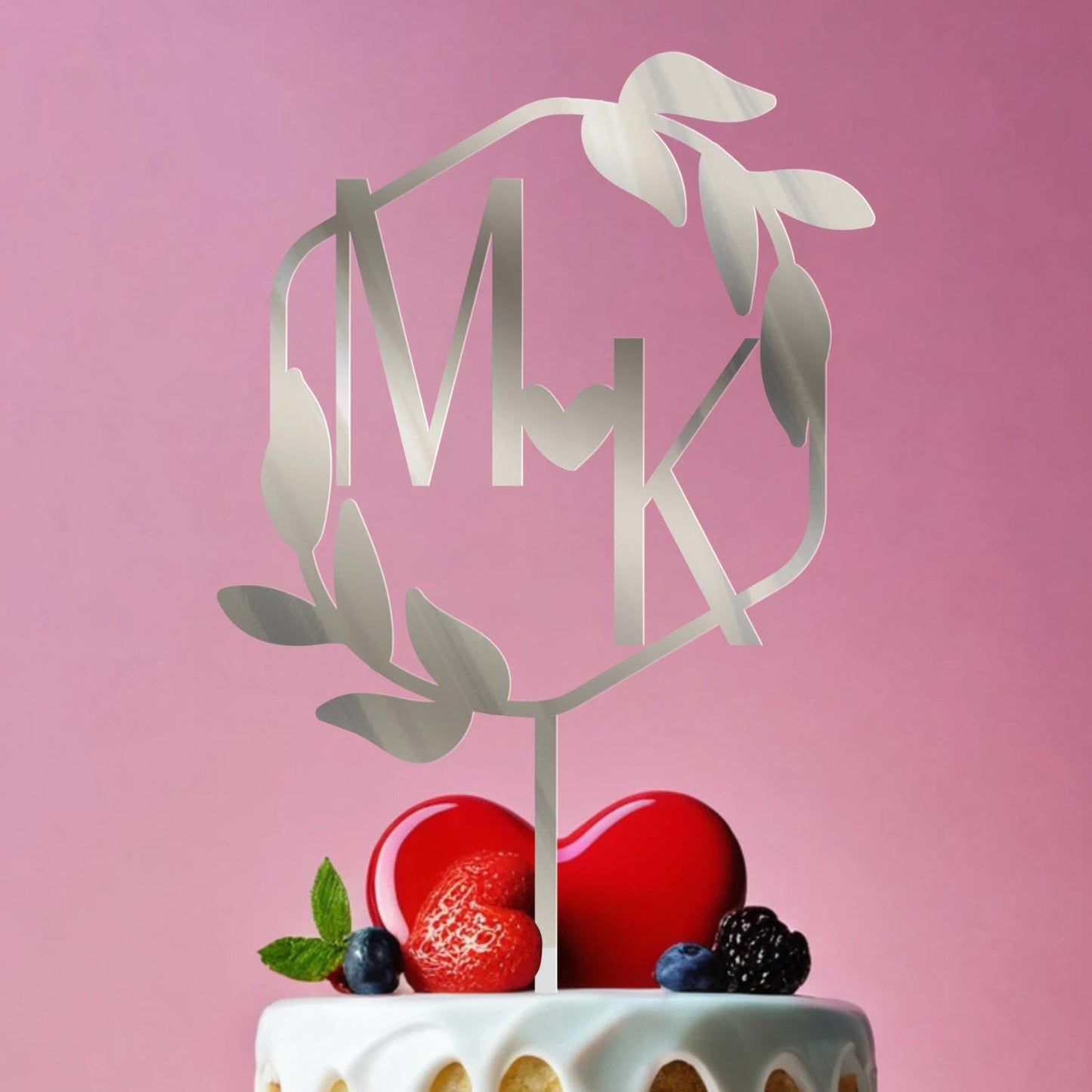 Wedding Personalized Cake Topper | Custom Name Cake Decor | Rustic Wedding Cake Decor | Anniversary Cake Topper | Personalized Wedding Decor