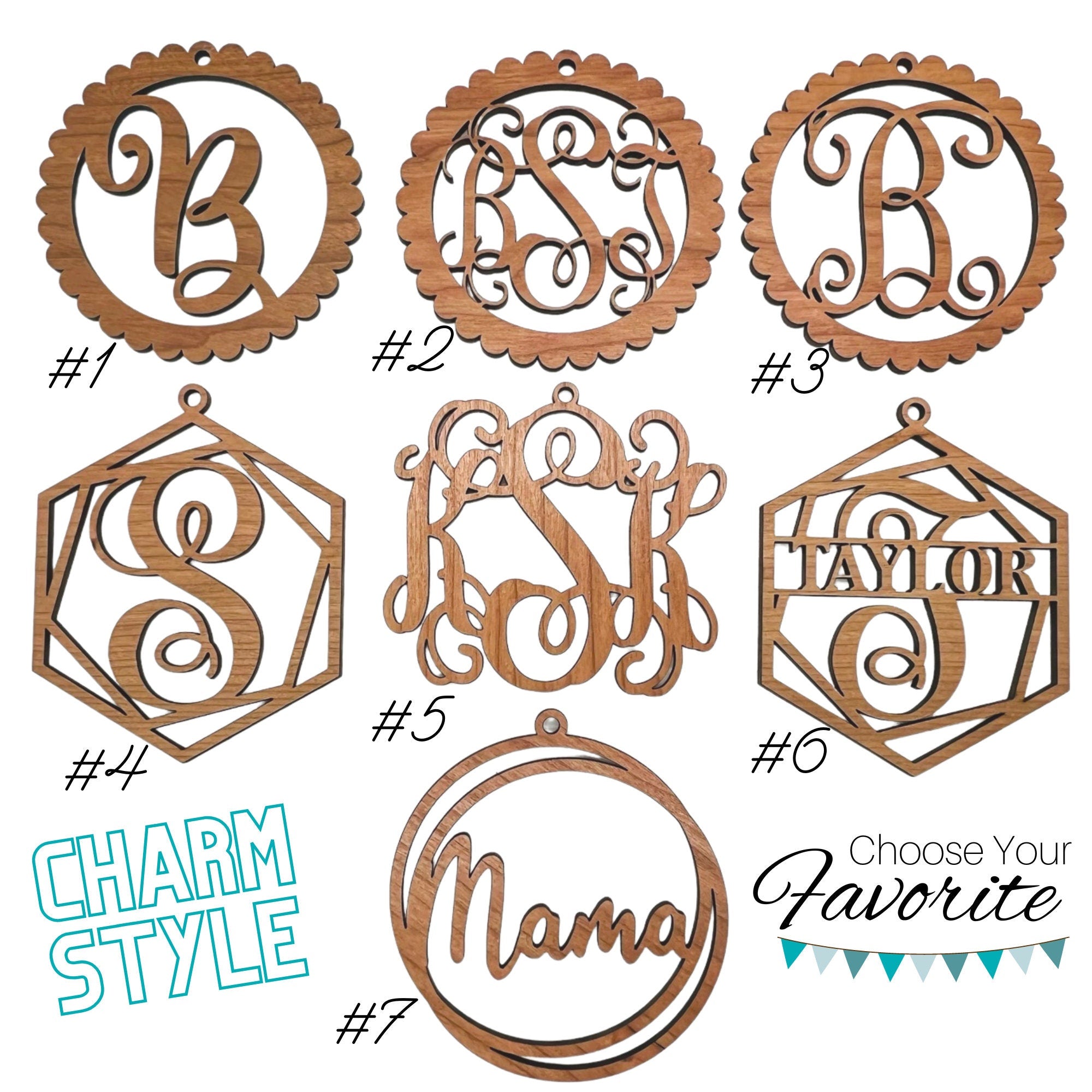 Bogg Bag Decor | Car Charms | Car Accessories | Bogg Bag Monograms | Key Chain Decor | Personalized Bag Charms | Bogg Bag Charm | Bag Tassel