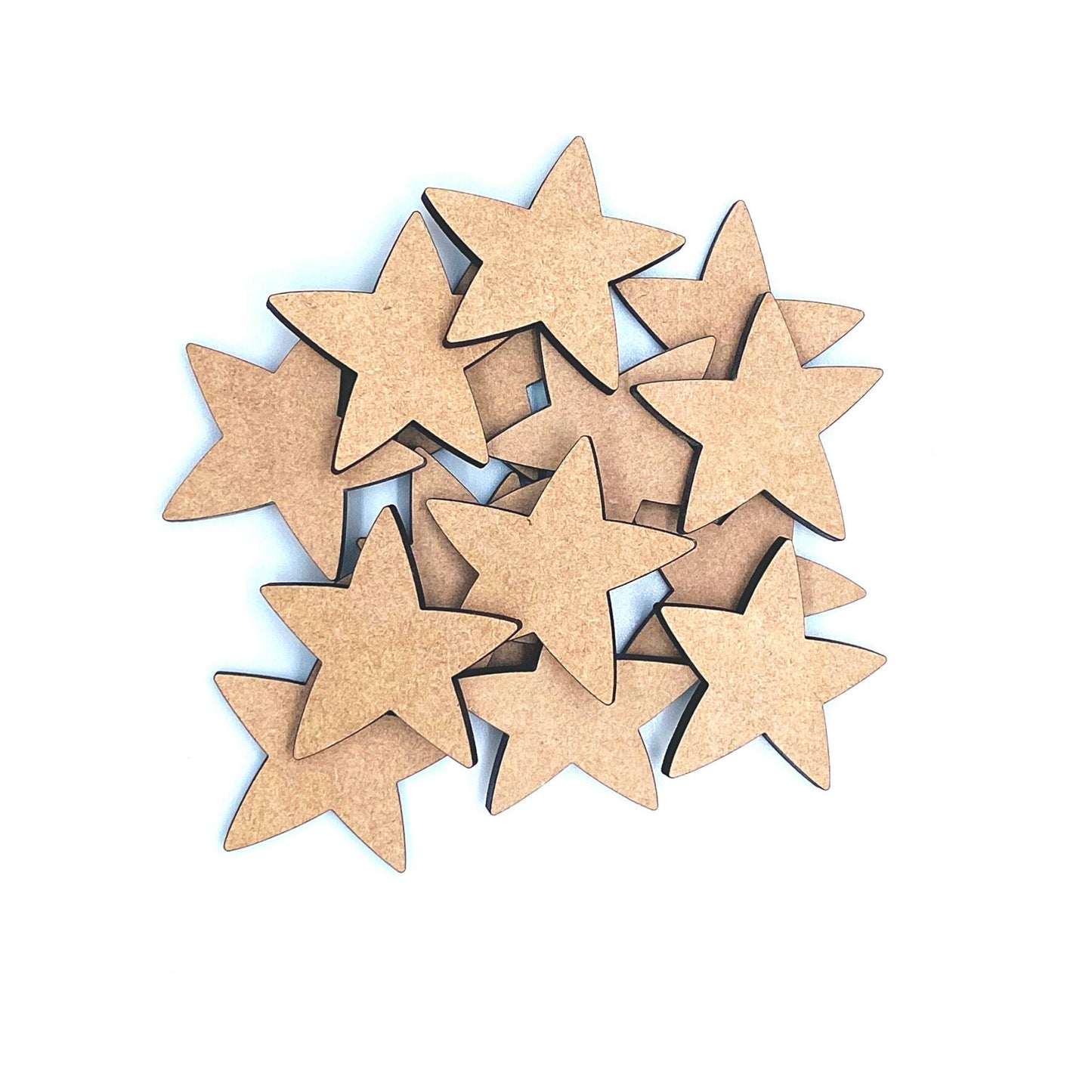 Set of 15, Stars, Unfinished Wooden Stars, USA Stars, Acrylic Fun Stars, DIY, Craft Project, School Projects, Kids Painting, Birthday