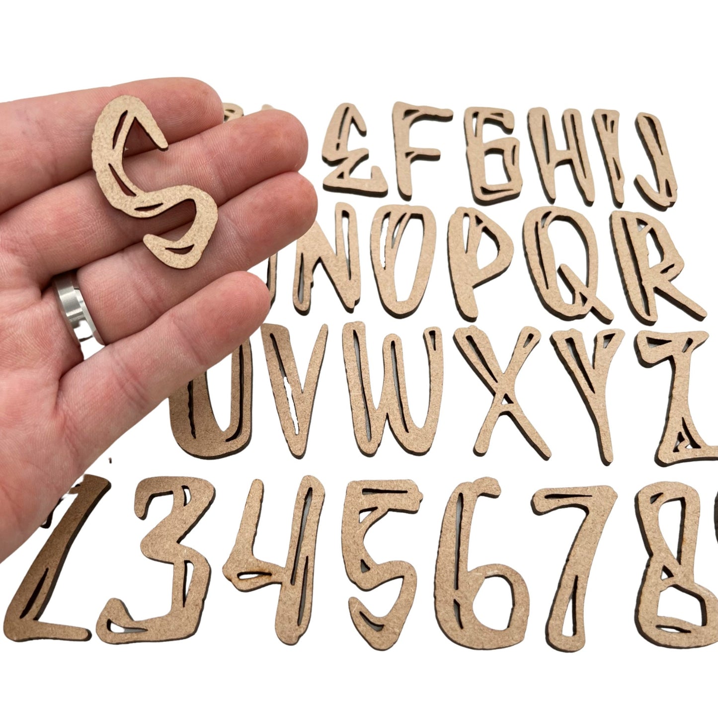 Wasted HALLOWEEN Wooden Letters