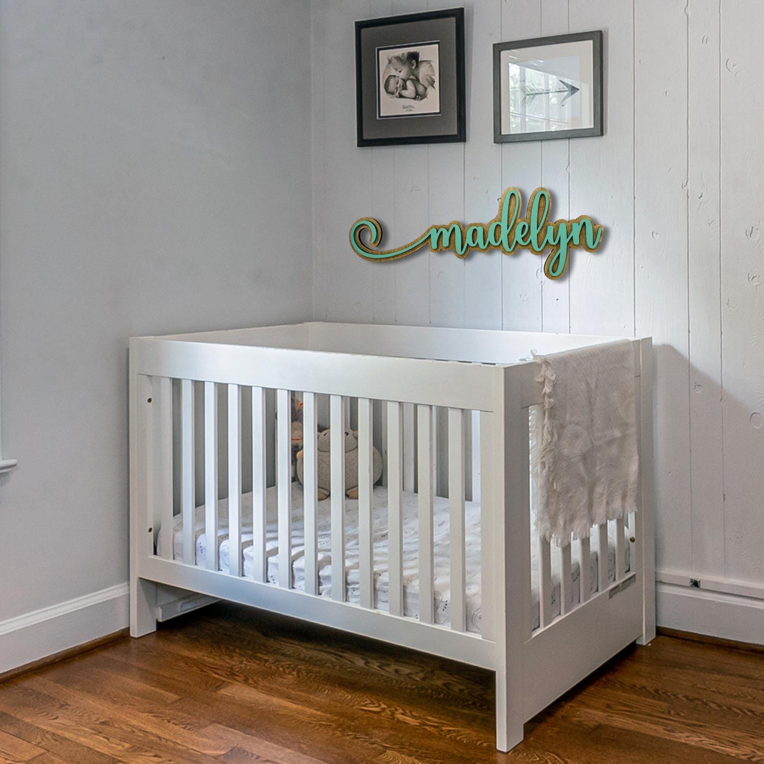 Custom Wood Name Sign, Nursery Wall Name Decor, Kids Bedroom Sign, Wooden Letters, 3D Baby Shower Name Gift