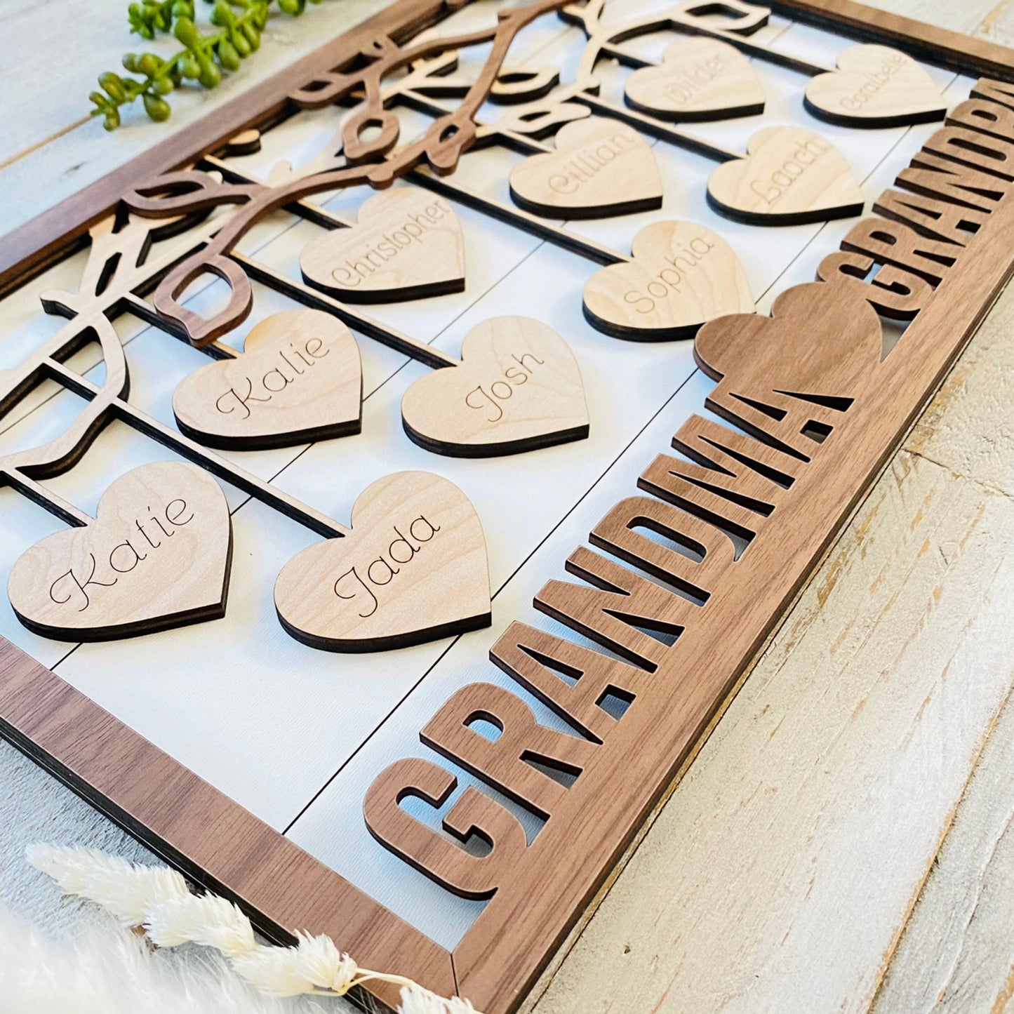 3-Layer Father's Day Wood Art Gift | Father's Day Gift | Personalize Father's Day Gift | Dad Birthday Gift | Grandpa Gifts