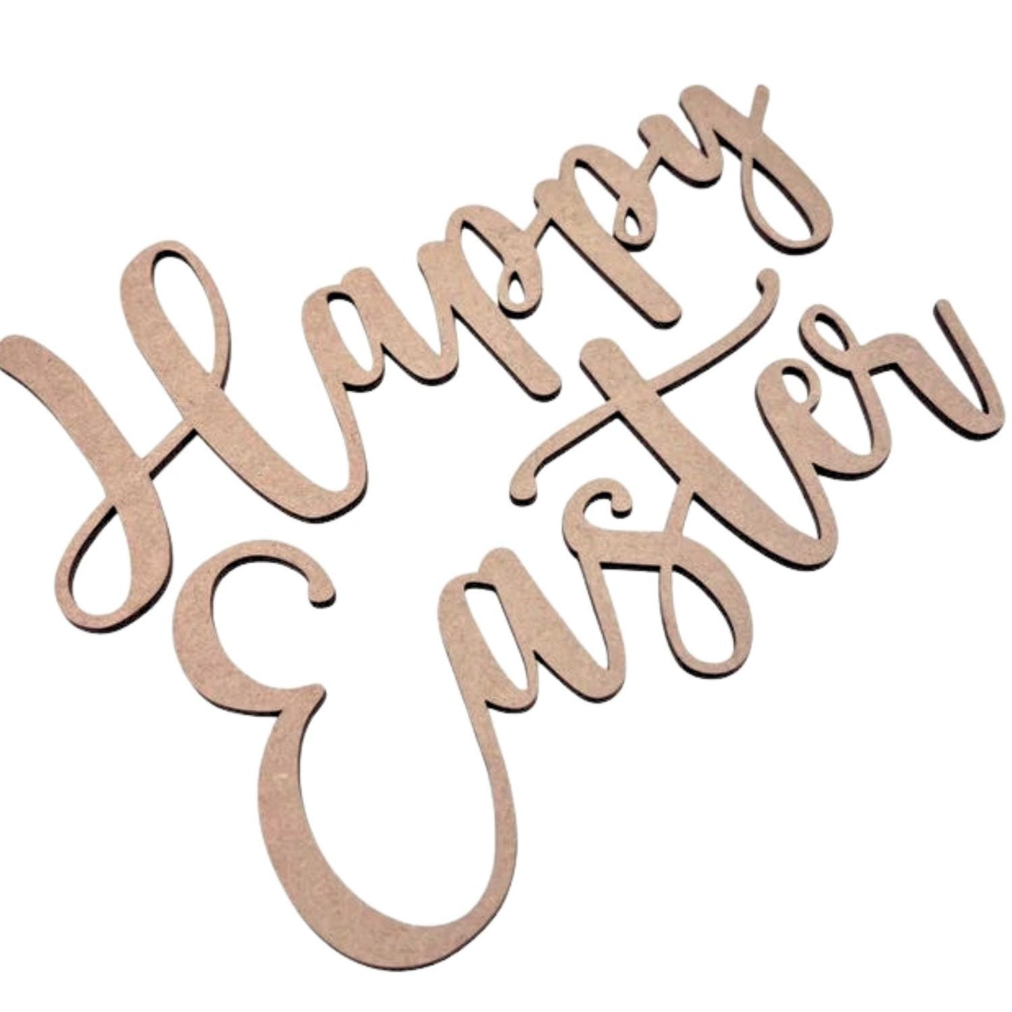 Large Happy Easter Wood Word | Connected Wood Words | Easter Crafts | Easter Decor | Christian Crafts | Easter Door Hanger | Easter Sign