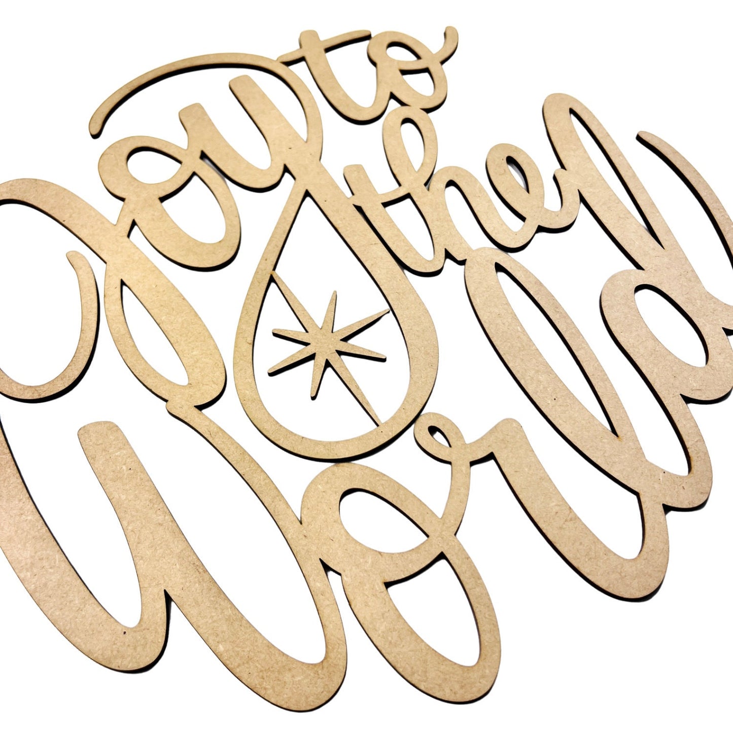 Small Joy to the World Cutout | Merry Christmas wood letter | Christmas wreath decor | Christmas Door hanger | Christmas Crafts |
