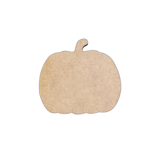 Fat Round Pumpkin Fall Wood Craft- Paint by line