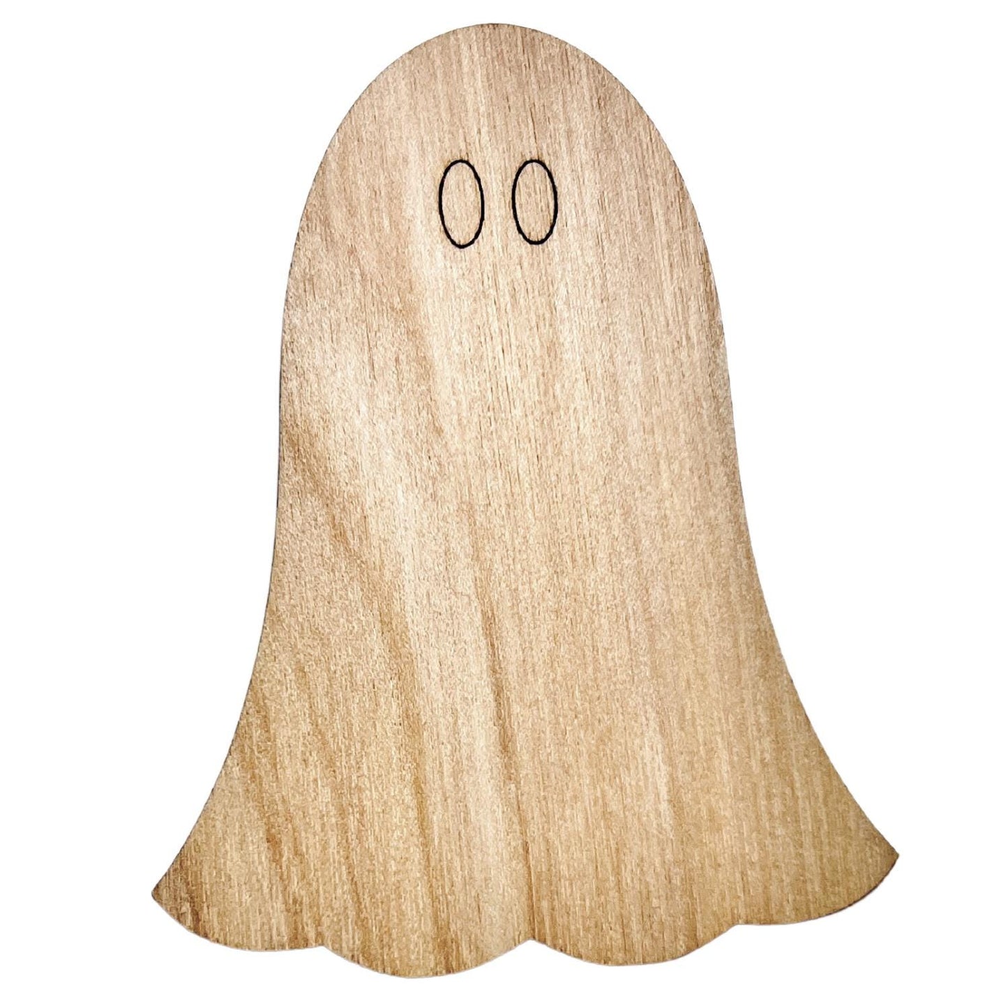 Large Wooden Ghost Paint by Line | Halloween Ghost Craft Shape