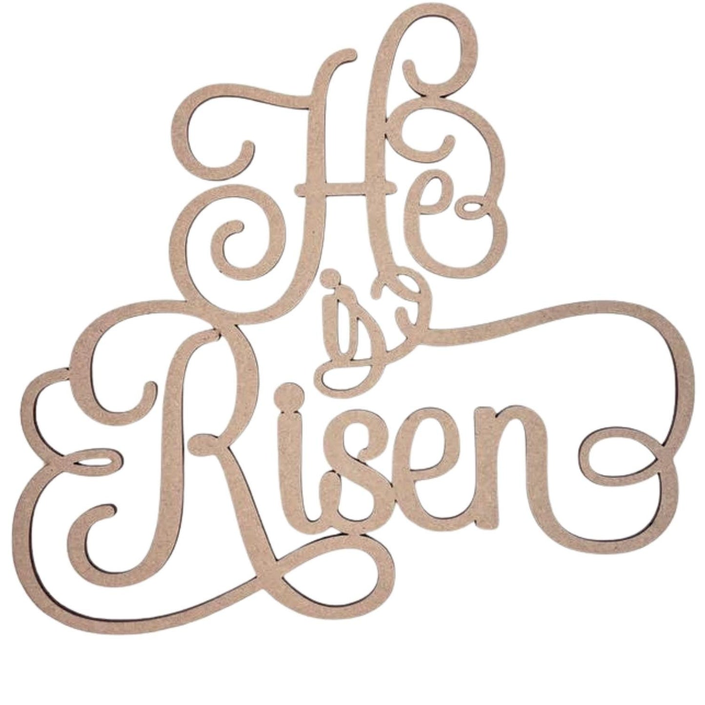 Small He Is Risen Wood Words | Connected Wood Words | Easter Crafts | Easter Decor | Christian Crafts | Easter Door Hanger | Easter Sign
