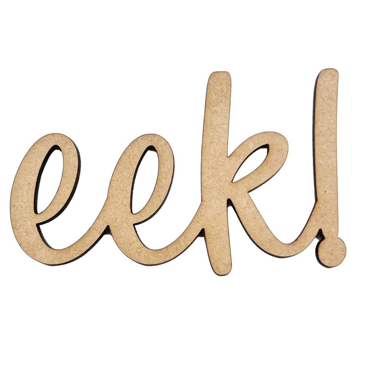 Large Wooden EEK! Word | Eek Word Cutout | Wood Craft Letters | Halloween Crafts | Halloween Words and Letters