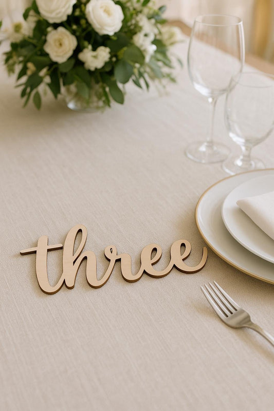 Custom Words & Numbers, Wedding Number, Birthday Numbers, Table Numbers, Script Words, Wooden Names, Personalized Nursery Names