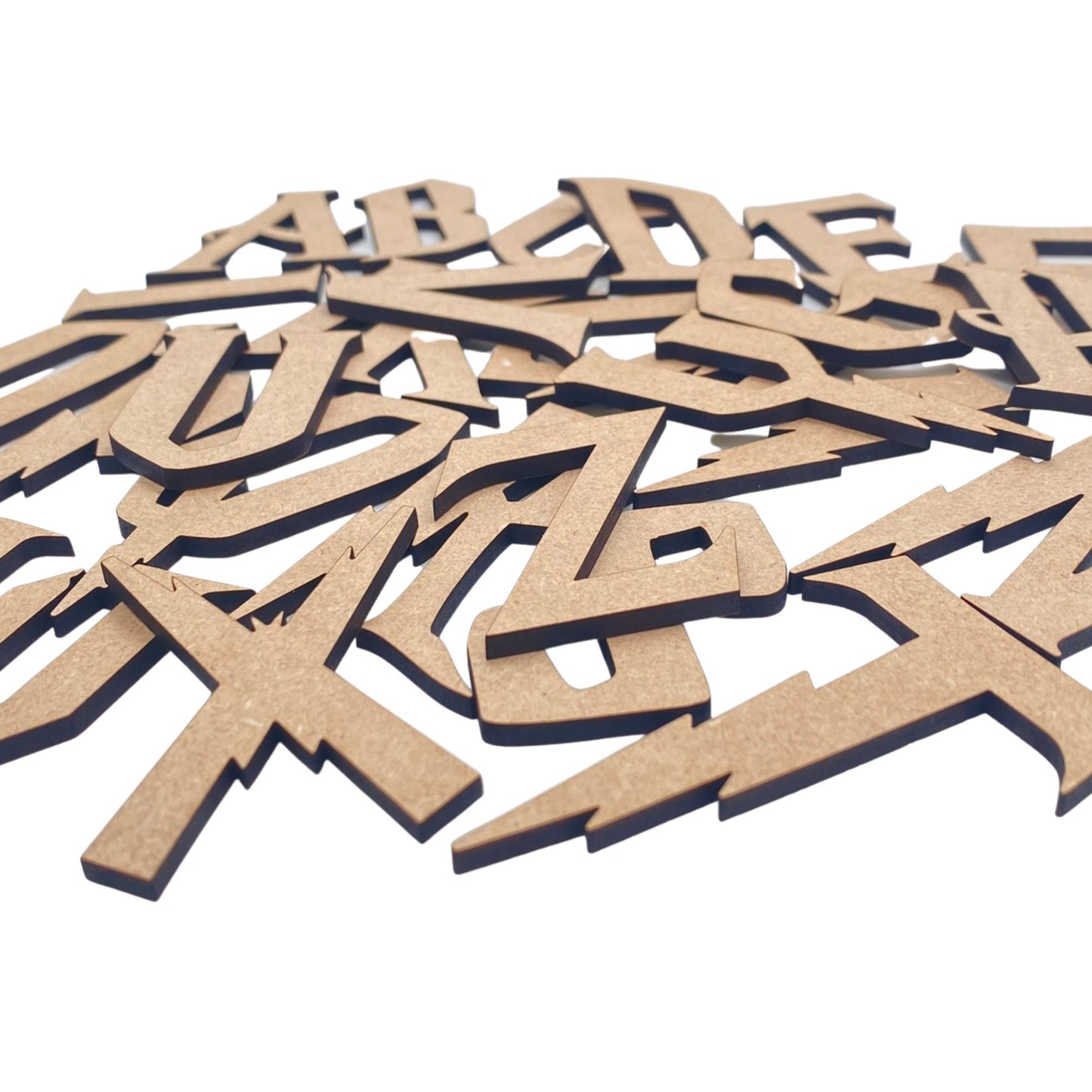 Lightning Wooden Letters